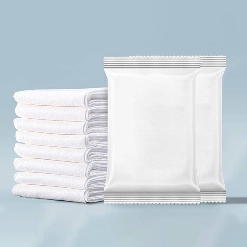Compressed Cotton Bath Towel Capsules Quick Drying for Outdoor Travel, Pack of 30, 70 x 140 cm - view 5