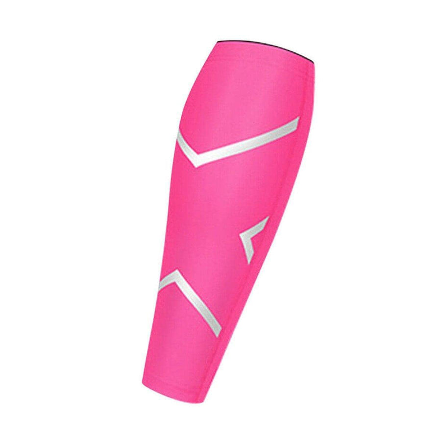 Compression Calf Sleeve, Single - Pink, Medium (Length 28.5 cm)