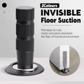 Concealed Magnetic Door Stopper for Bedroom and Bathroom Floors - Black - view 2
