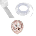 Confetti Glitter Balloons 30cm Latex for Party and Wedding - Light Blue, Pack of 100 - view 3