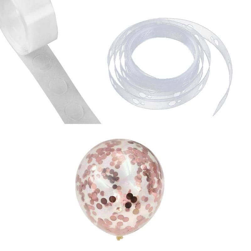 Confetti Glitter Balloons 30cm Latex for Party and Wedding - Pink, Pack of 10 - view 3