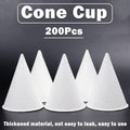 Conical Paper Cups for Water Dispensers, Pack of 200