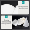 Conical Paper Cups for Water Dispensers, Pack of 200 - view 4