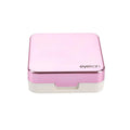 Contact Lens Case Kit with Tweezers and Remover Stick - Pink