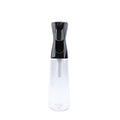 Continuous Fine Mist Spray Bottle - Small (300ml), Black and Clear
