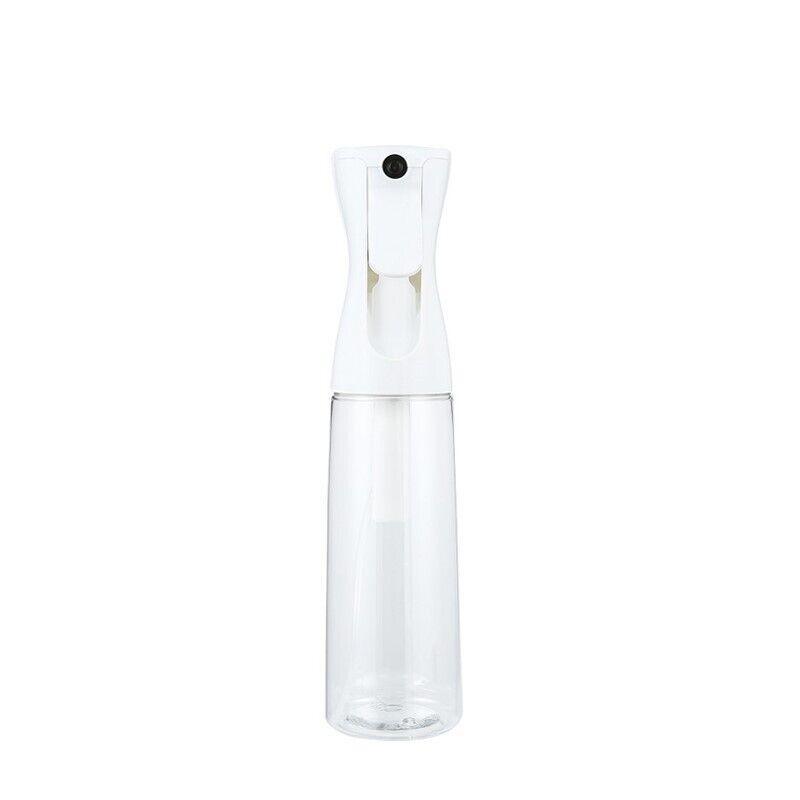 Continuous Mist Spray Bottle 300ml Ultra Fine - White and Clear