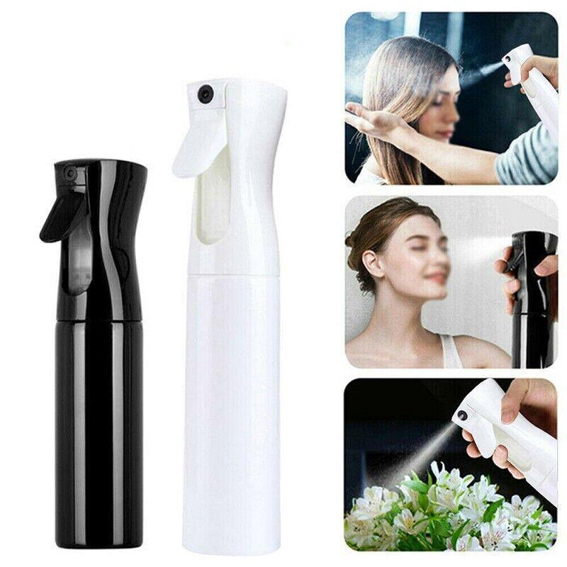 Continuous Mist Spray Bottle 300ml Ultra Fine - White and Clear - view 5