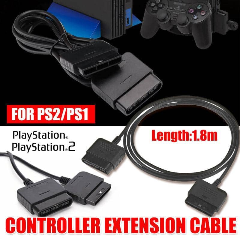 Controller Extension Cable for PS1 and PS2 - 1.8 m