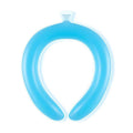 Cooling Neck Ring Reusable Ice Neck Collar for Outdoor Sports - Blue