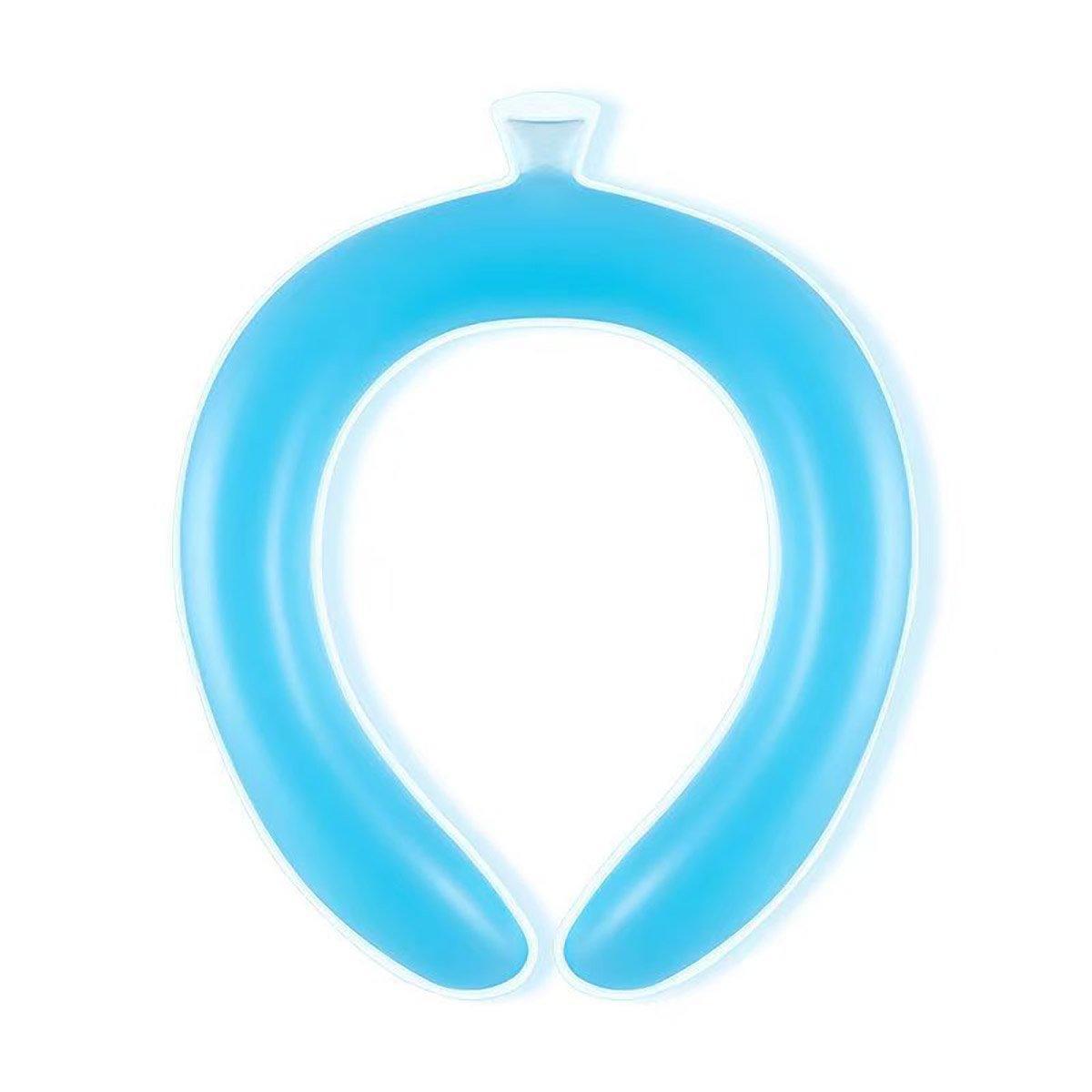 Cooling Neck Ring Reusable Ice Neck Collar for Outdoor Sports - Blue