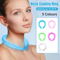 Cooling Neck Ring Reusable Ice Neck Collar for Outdoor Sports - Green - view 2