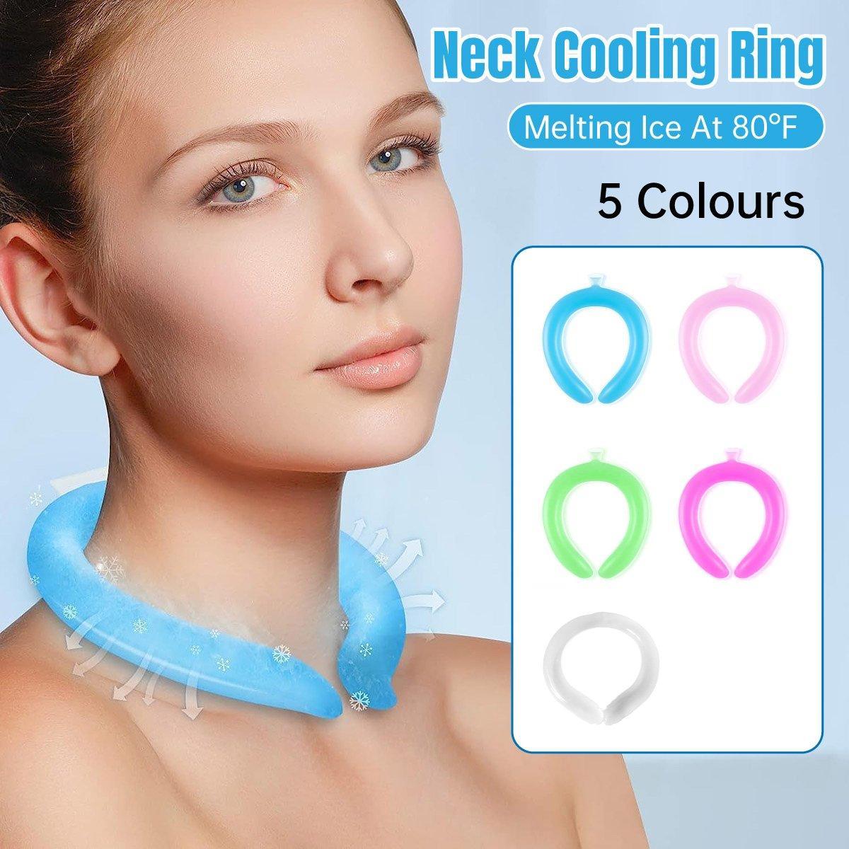 Cooling Neck Ring Reusable Ice Neck Collar for Outdoor Sports - Green - view 2