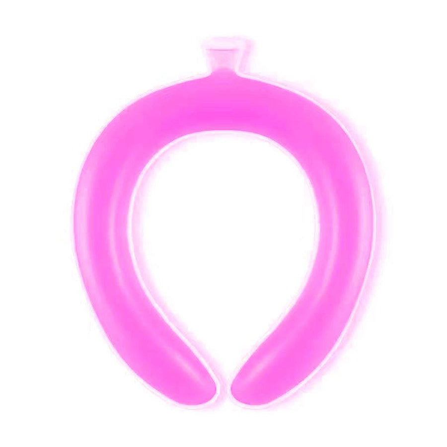 Cooling Neck Ring Reusable Ice Neck Collar for Outdoor Sports - Purple