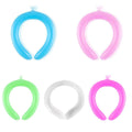 Cooling Neck Ring Reusable Ice Neck Collar for Outdoor Sports - White - view 3