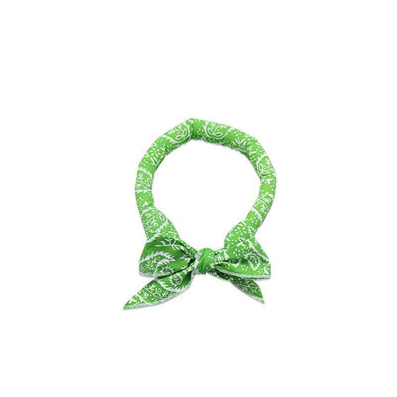 Cooling Scarf Bandana Headband Ice Neck Wrap for Sport - Green