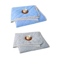 Cooling Summer Quilt 180 x 200 cm Ice Silk - Grey - view 3