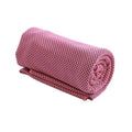 Cooling Towel for Gym, Cycling and Golf, Double Layer Ice Fabric - Pink