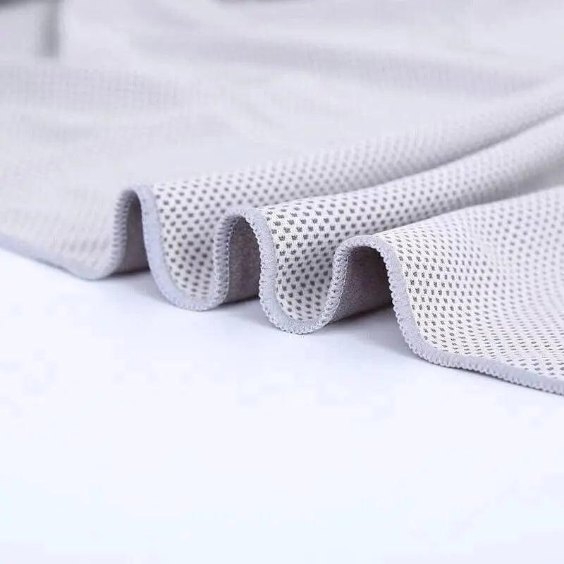 Cooling Towel for Gym, Cycling and Golf, Double Layer Ice Fabric - Red - view 9