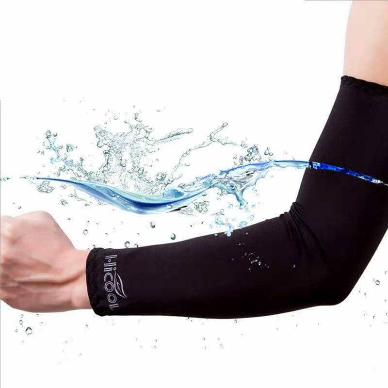 Cooling UV Sun Protection Arm Sleeves, 3 Pairs - Green - view 2