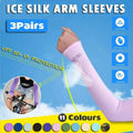 Cooling UV Sun Protection Arm Sleeves, 3 Pairs - Green and Tan Camo - view 3