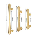 Copper Cabinet Handle with Gold Finish - 128 mm Hole Spacing - view 4