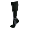 Copper Compression Socks for Running and Travel - Black, S/M (Foot 20.5 cm)