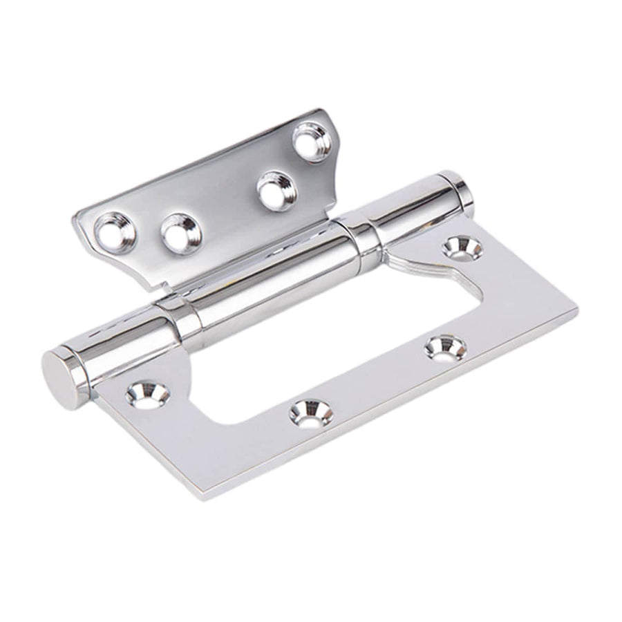 Copper Door Hinge, 3.5mm Thick Blade, Concealed Bearing - Bright Silver