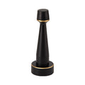 Copper Door Stopper with Rubber Head - Black with Gold Trim
