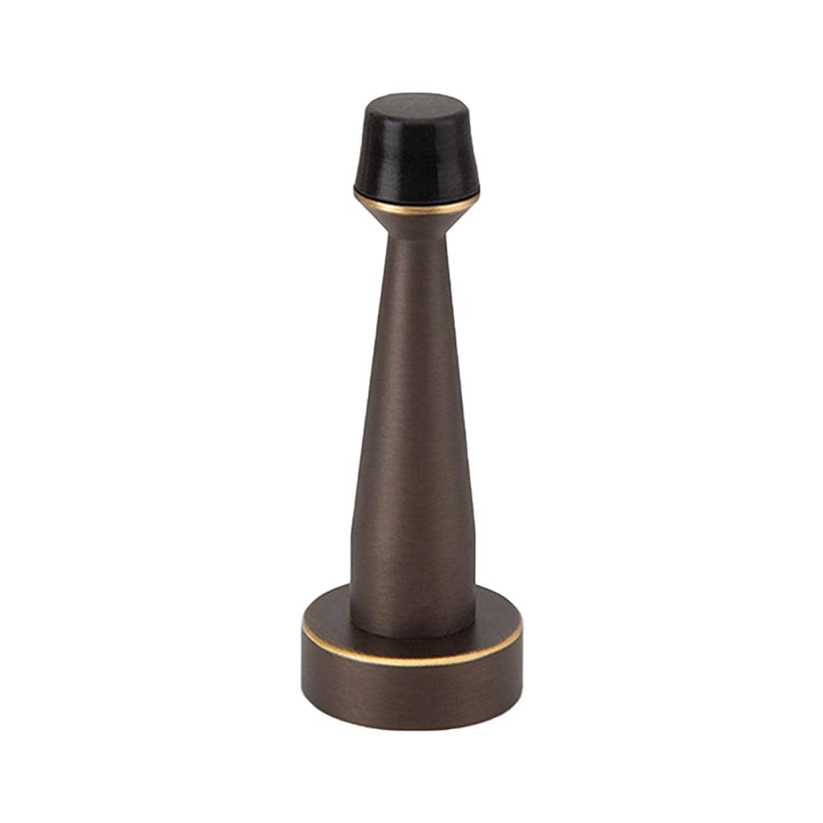 Copper Door Stopper with Rubber Head - Bronze Brown