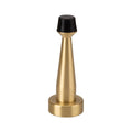 Copper Door Stopper with Rubber Head - Brushed Gold