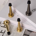 Copper Door Stopper with Rubber Head - Brushed Gold - view 5