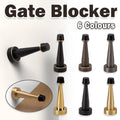 Copper Door Stopper with Rubber Head - Gunmetal Grey - view 2