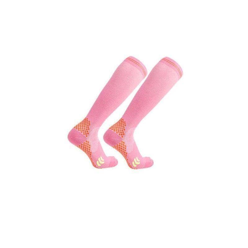 Copper Infused Knee High Compression Socks, 1 Pair - Pink