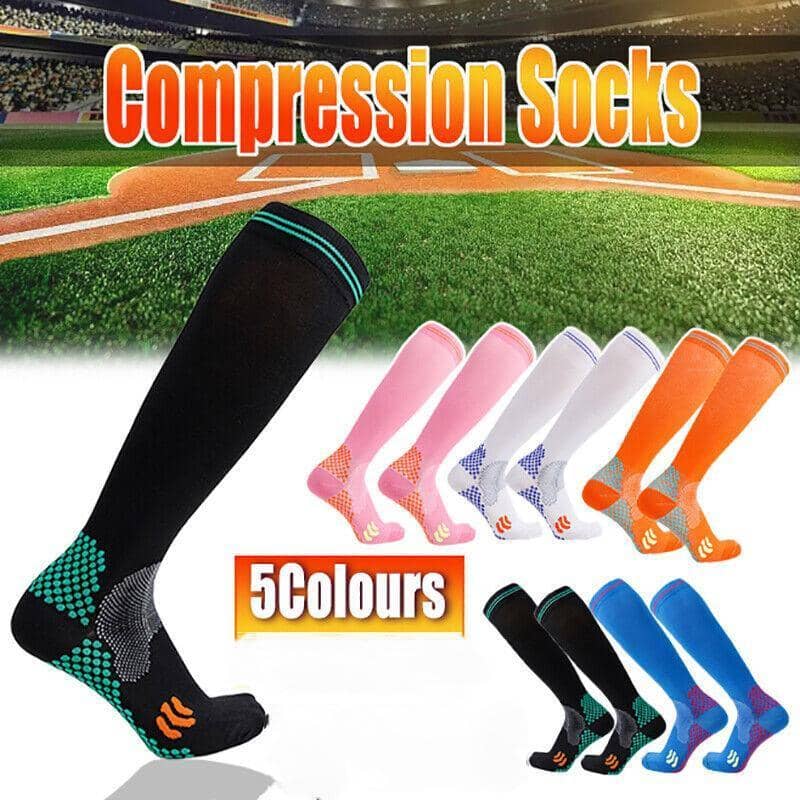 Copper Infused Knee High Compression Socks, 1 Pair - Pink - view 2