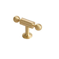 Copper T-Bar Cabinet Handle - 5.5cm, Single Hole