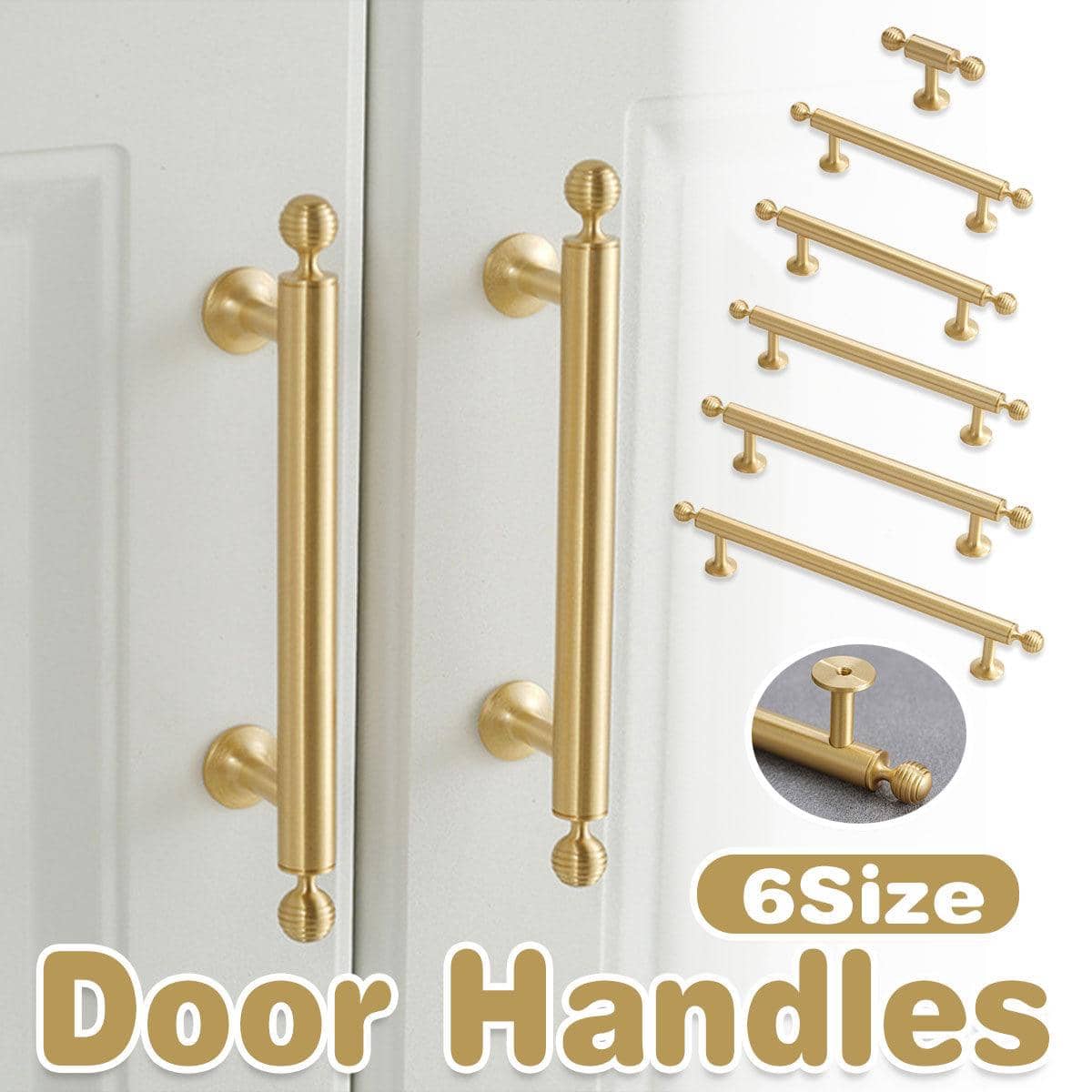 Copper T-Bar Cabinet Handle - 5.5cm, Single Hole - view 2