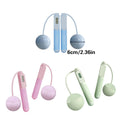 Cordless Weighted Jump Rope with Digital Counter - Pink - view 4
