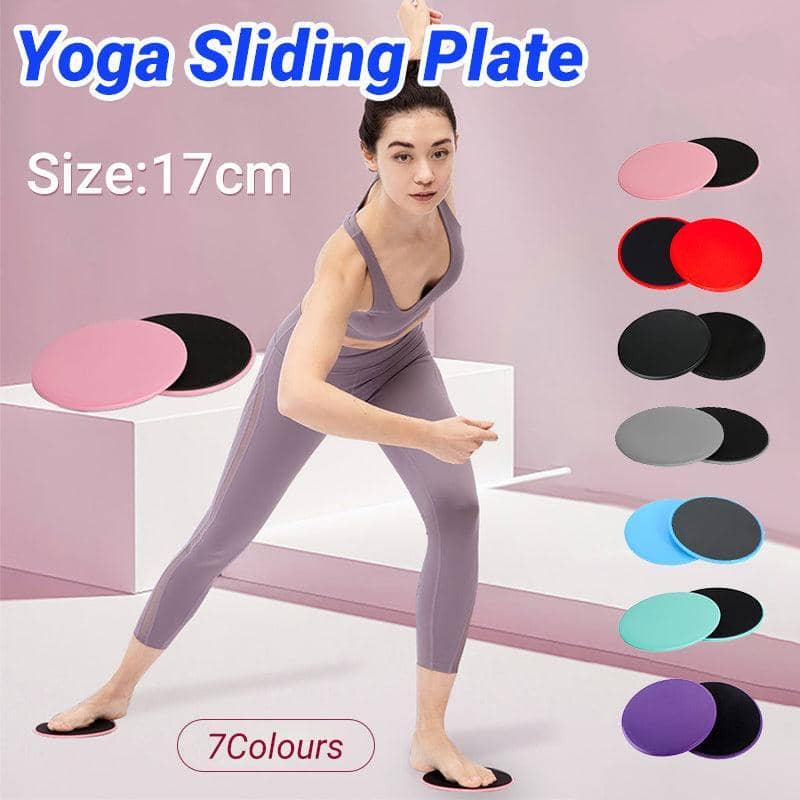 Core Sliding Discs for Home Gym and Yoga, 17 cm, Pack of 2 - Mint Green - view 2