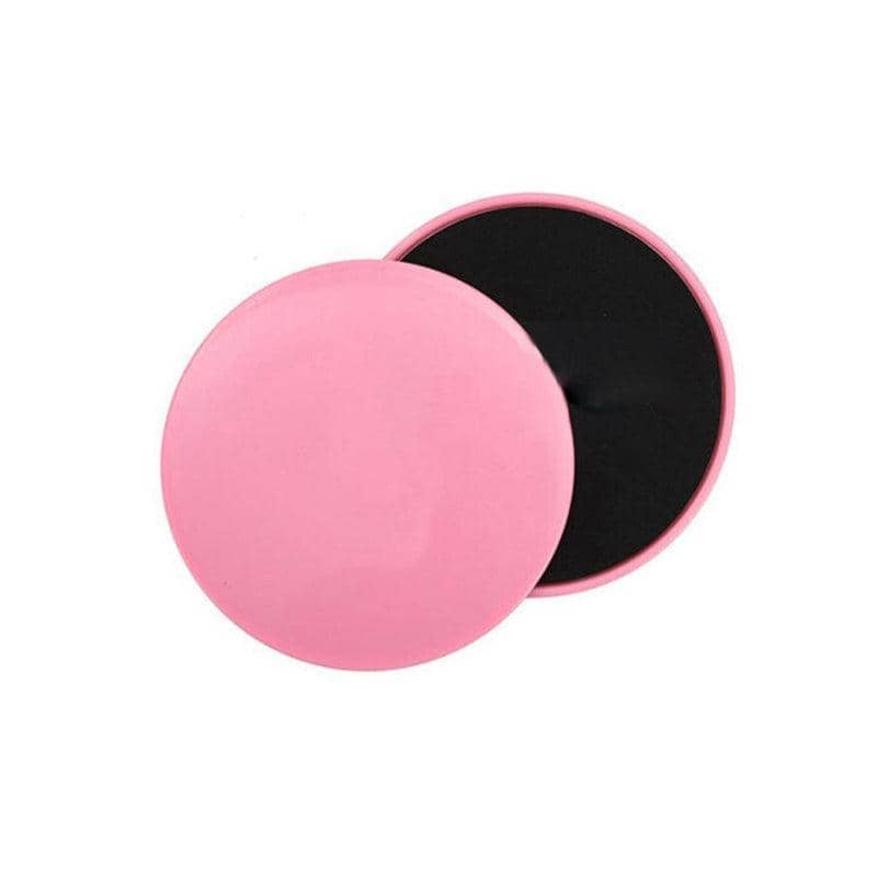 Core Sliding Discs for Home Gym and Yoga, 17 cm, Pack of 2 - Pink