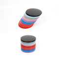 Core Sliding Discs for Home Gym and Yoga, 17 cm, Pack of 2 - Red - view 3