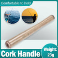 Cork Fishing Rod Handle Grip, 25 cm Replacement for DIY Rods