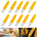 Corn Cob Holders with Stainless Steel Prongs, Set of 10 - view 4