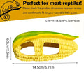Corn Shape Reptile Hide Cave for Terrarium Decoration, Naturalistic Burrow Habitat - view 3