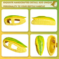 Corn Shape Reptile Hide Cave for Terrarium Decoration, Naturalistic Burrow Habitat - view 5