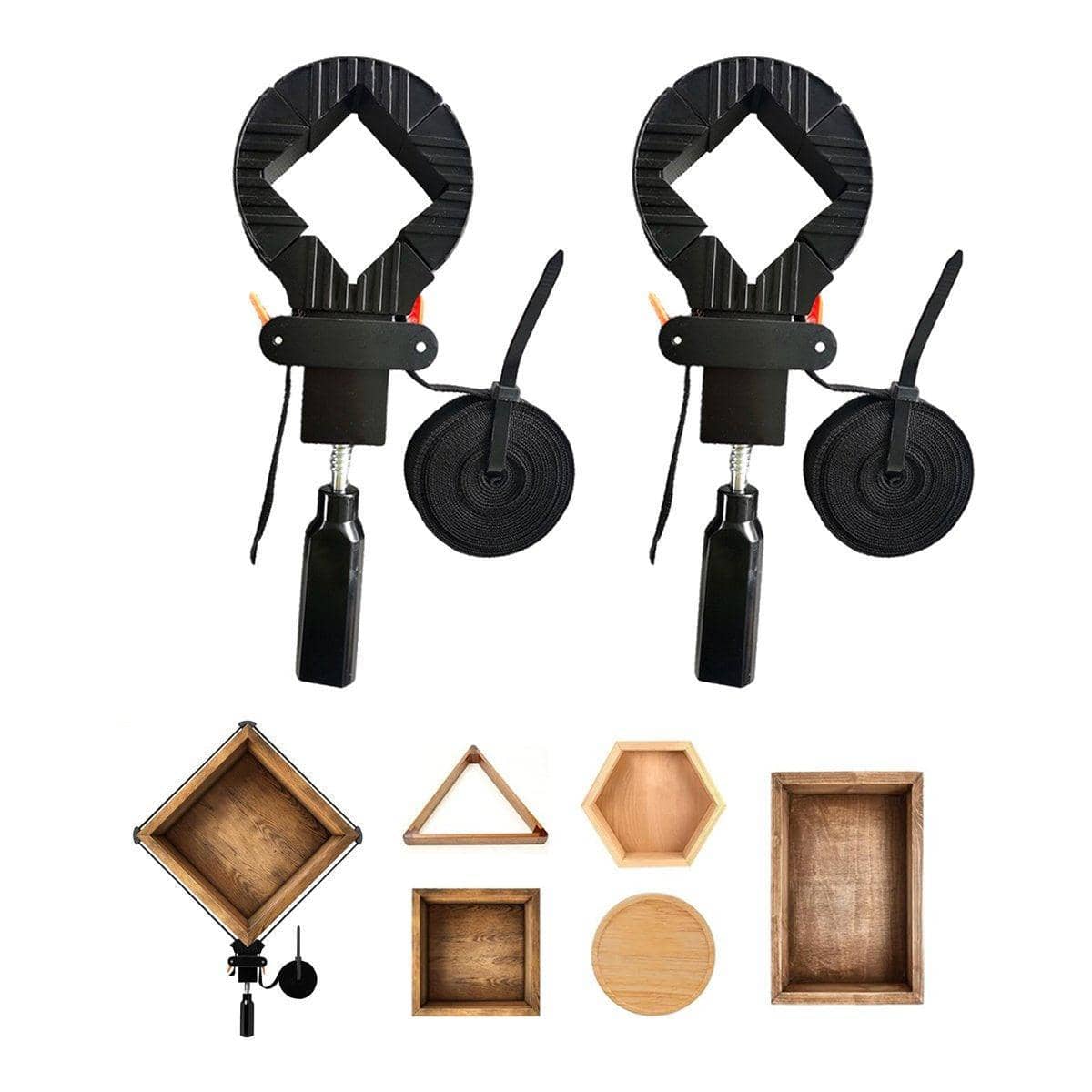 Corner Clamp Strap Band Clamps for Picture Framing and Woodworking, Pack of 2 - view 4