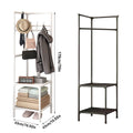 Corner Storage Rack for Hats, Bags and Coats - Black - view 4