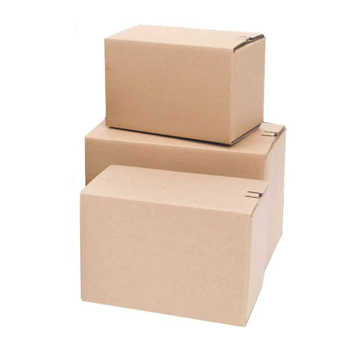 Corrugated Cardboard Packing Boxes, Pack of 20 - 145 x 85 x 105 mm - view 4