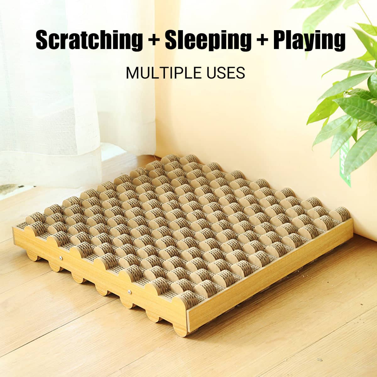 Corrugated Cat Scratching Board - Upgraded Model, Wave Surface - view 5
