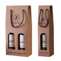 Corrugated Wine Gift Box with Rope Handles - Single Bottle - view 3