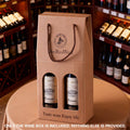 Corrugated Wine Gift Box with Rope Handles - Single Bottle - view 5